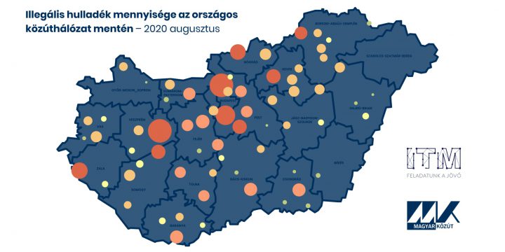 Tisztítsuk meg az Országot! program: Elkészült a közutak melletti területek szennyezettségi térképe